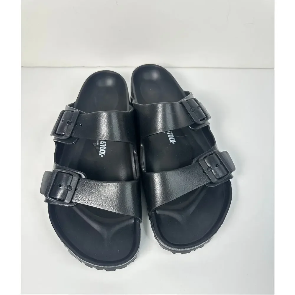 Birkenstock Arizona 44 Mens 11 Slip On EVA Sandals Slides Black Water Shoes